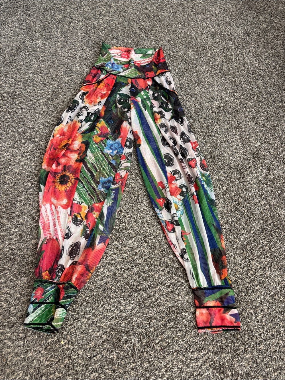 Autumn Teneyl Mesh Dreamer Pant XS organic reused recycled sheer beach pockets